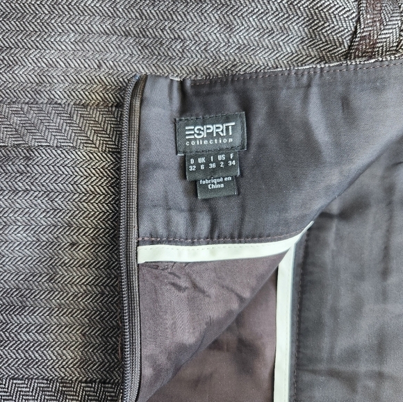 ESPRIT collection Gray Mini skirt Size 2 - Picture 4 of 6